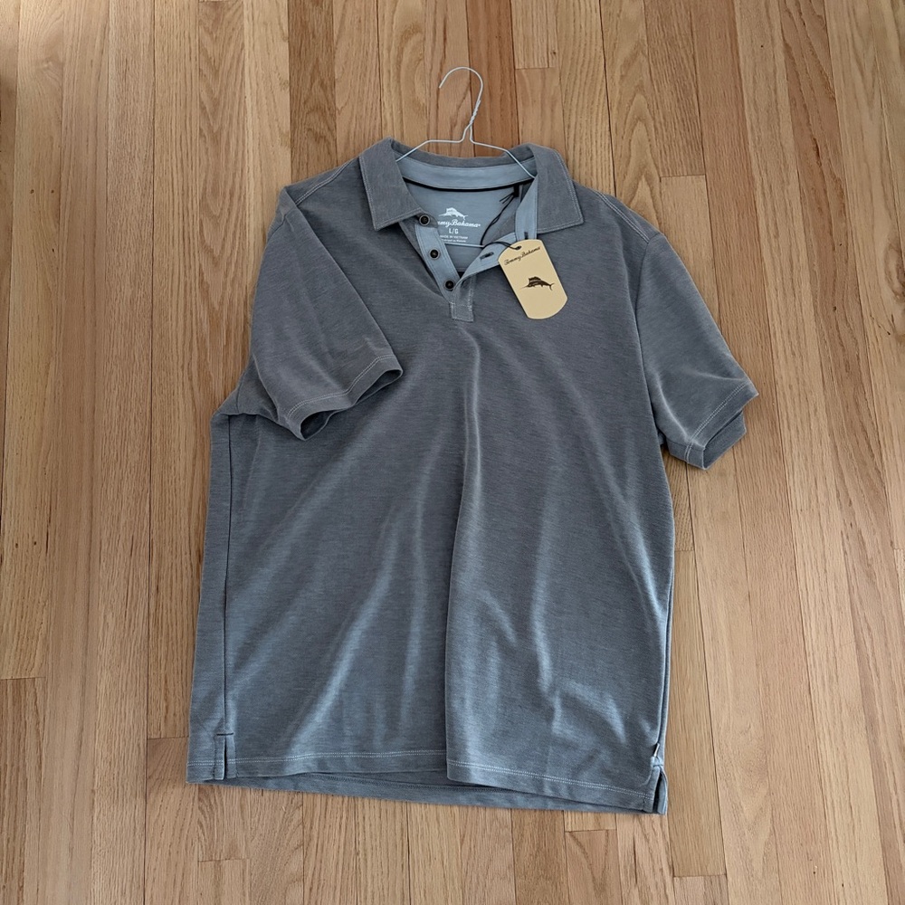 Tommy Bahama Charcoal Polo Shirt